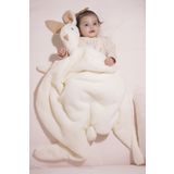Modakids Sevimli Tavşancık Bebek Çocuk Battaniyesi Kışlık Peluş Welsoft Tavşan Battaniye