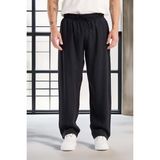 Modal Kumaş Rahat Kalıp Düz Paça Jogger Erkek Pantolon - Siyah