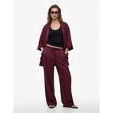 Modal Kumaş Şal Yaka Cepli Uzun Kollu Kimono Ceket