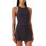 Modal Pose Plyo Tank Top, Nemi Çeker & Nefes Alır, Spor ve Günlük Kullanım - Siyah