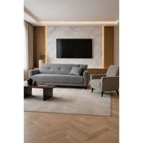 ModaLife Soho 3+1 Salon&oturma Odası Koltuk Takımı, Oturma Grubu (1 Koltuk 1 Berjer) (Sandıklı-Yataklı) - Gri