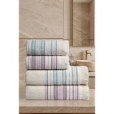 MODALİN 50X90 - 70X140 RETRO PAMUK BANYO HAVLU TAKIMI, HAMAM TAKIMI, PLAJ HAVLUSU