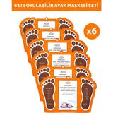 Modalucci Doğal Bitki Özlü Ayak Peeling Maskesi 6'lı Set – Ölü Deri Temizleyici ve Yoğun Nemlendirici Bakım