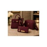 MODAMARKM MODERN 3 LÜ SET FULARLI OMUZ ÇANTASI+TELEFON ÇABTASI+CÜZDAN KOMBİNİ KADIN HEDİYELİK