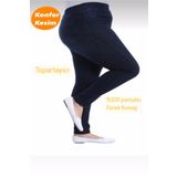 ModamarkReal Kadın Beli Lastikli Kot Tayt Pantolon / Toparlayıcı /konfor Kesim /büyük-küçük-beden Lacivert