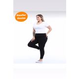 ModamarkReal Kadın Kot Tayt Pantolon Beli Lastikli / Toparlayıcı /yüksek Bel /büyük-küçük-beden Koyu Siyah