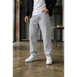 MODAMESTO Erkek Açık Gri Baggy Fit Geniş Kesim Jean Pantolon