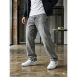 Modamesto Erkek Gri Baggy Fit Geniş Kesim Jean Pantolon - 29