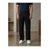 MODAMESTO Erkek Siyah Baggy Fit Geniş Kesim Jean Pantolon