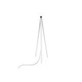 Modamonline Lambader Ayağı Ahşap Ayak Üçlü Abajur Ayağı Tesisatlı Beyaz Tripod Lamba 1650
