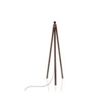Modamonline Lambader Ayağı Tripod Ayak Ahşap Abajur Ayağı Üçlü Ahşap Ayak Tesisat Dahil Kahverengi 1660