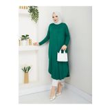 MODAMÜNASİP Harika Penye Oval Tunik