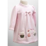 Modanino Kız Bebek Peluş Elbise 6-24 Ay 12471 - 18 - 24 Ay - Pembe