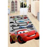 Modanoiva MRC2569 Arabalar Şimşek Mcqueen Tasarımlı Dijital Baskılı Halı