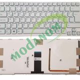 MODANOM 149019811US AEHK6U010103A 9Z.N6BBQ.H01 ile Uyumlu Klavye Beyaz Türkçe Işıklı