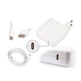 MODANOM Apple MacBook 87W 20.3V 3A USB-C PD Şarj ile Uyumlu Notebook Adaptör Laptop Şarj