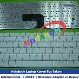 Modanom Asus ile uyumlu z35f Klavye Beyaz İngilizce