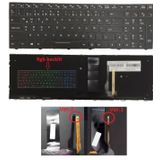 Modanom Monster ile uyumlu Abra A7 V8.1.1 Klavye Siyah Türkçe Işıklı RGB VER.2