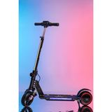 ModaOnn Mini Bonito Çocuk Katlanabilir, LED Işıklı, Amortisörlü Elektrikli Scooter – Ayarlanabilir Direksiyonlu!”(Dizlik ve Dirseklik Hediyedir) - Siyah