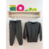 Modaonna Haki Sweatshirt Pantolon Bebek Takım - 3 - 4 Yaş - Haki Yeşili