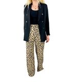 Modaonna Leopar Desen Dökümlü Pantolon (M)