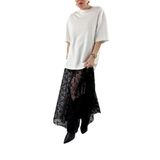 Modaonna Siyah dantel maxi etek