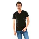 Modaplaza 138 V Yaka Siyah Erkek T-Sihrt