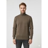 Modaplaza Erkek Tam Balıkçı Kazak - Kahve - XL