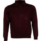 Modarar Erkek Bordo Kazak Polo Yaka Yünlü Klasik Normal Kesim RAR00653