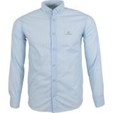 Modarar Erkek Buz Mavi Renk Spor Gömlek Dar Kesim RAR01425 - 3XL - Buz Mavisi
