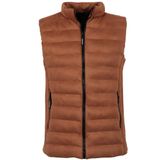 modarar Erkek Dar Kesim Taba Nubuk Süet Şişme Yelek RAR01238 Taba XL