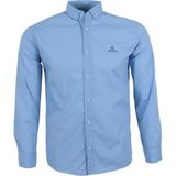 Modarar Erkek Mavi Spor Gömlek Dar Kesim RAR01421 - XL