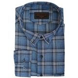 modarar Erkek Normal Kesim Büyük Beden Gömlek RAR01190 Lacivert 2XL