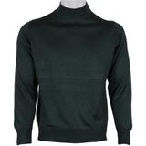 Modarar Erkek Yeşil Kazak Yarım Balıkçı Yünlü Klasik Normal Kesim RAR00793 - 4XL