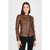 Modarz Kadın Deri Mont 409MDRZ - Taba - S