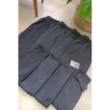 Modasform Büyük Beden 4'lü Paket Pamuk Şardonlu Termal Tayt Termal Içlik Kışlık Tayt Füme Renk - 2XL - 3XL