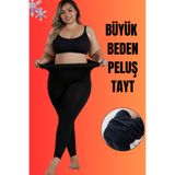 MODASFORM İçi Peluş Termal Tayt Battal Büyük Beden Kışlık Peluş Tayt