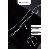 ModaShineShop 2’li Kombin İ Harfli Paslanmaz Çelik Bileklik – Sevgiliye Kişiye Özel Set