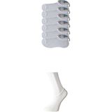 ModaSize Beyaz Erkek Görünmez Çorap 6 Çift - 40 - 45 - Çok Renkli