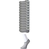 ModaSize Gri Erkek Görünmez Çorap 12 Çift - 40 - 44 - Çok Renkli