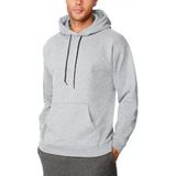ModaSize(19626) Erkek Uzun Kol Kapşonlu Basic Sweatshirt Hoodie - Gri-XL-