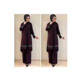 modasura 9060 K75 Candy Pantolon Tunik Takım Mürdüm
