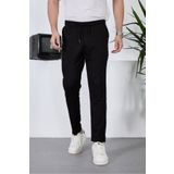 ModaTEKS diagonel kemerli kumas pantolon