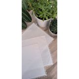 MODATU 3 parça yatak odası takımı/ güpürlü beyaz