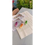 MODATU Seccade işleme kiti/ mor ve Sarı menekşeler