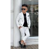 MODAVALS 4 PARÇA ÇİZGİLİ CEKETLİ ERKEK ÇOCUK TAKIM ELBİSE 357069471