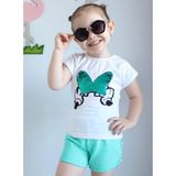 MODAVALS MINNIE BASKILI PUL PAYETLİ İNCİ DETAYLI ŞORTLU TAKIM 501387462