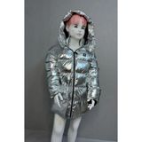 MODAVALS SU GEÇİRMEZ KAPİTONE UNISEX GARSON BOY ÇOCUK MONT - GRİ