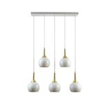 Modavize BELLA MODERN Salon - Mutfak - Cafe METAL SIVAMA SARKIT AVİZE BEYAZ 30 x 98