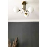 Modavize DAİSY 3 LÜ MODERN TASARIM-RUSTİK-SALON-MUTFAK-YATAK ODASI - GLOP CAMLI ESKİTME AVİZE eskitme 44 x 32